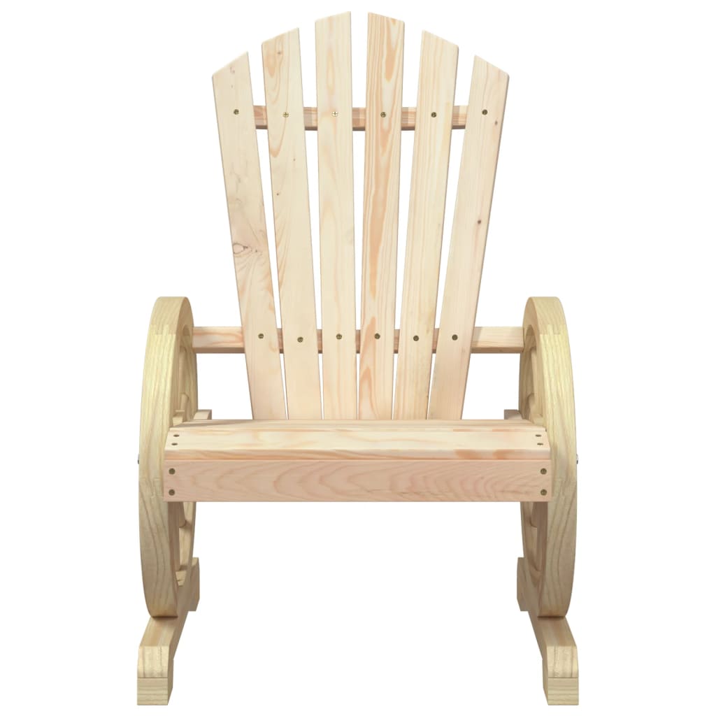 Garden Adirondack Chair Solid Wood