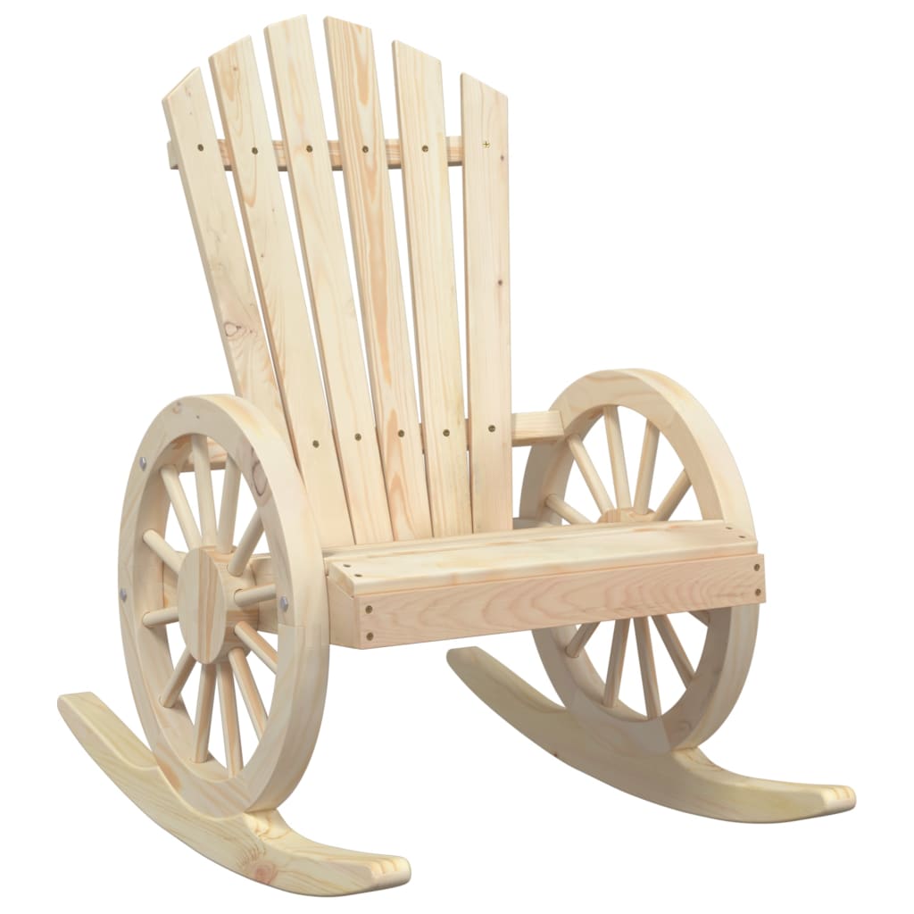 Rocking Adirondack Chair - Solid Wood Fir