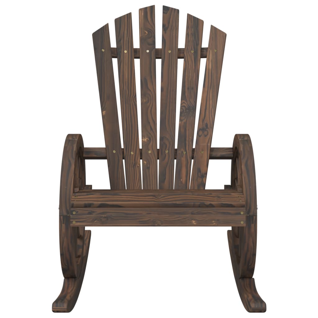 Rocking Adirondack Chair Solid Wood Fir