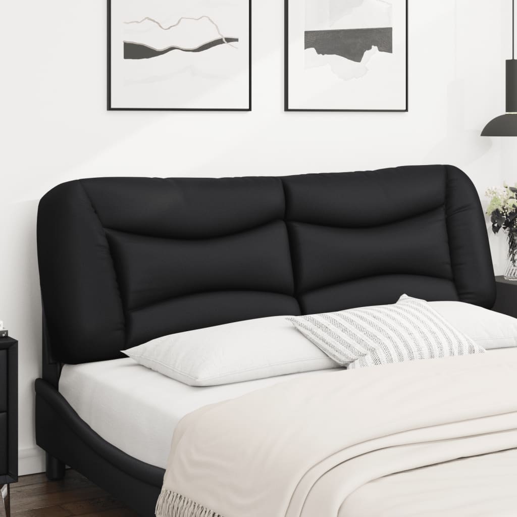 Headboard Cushion Black 152 cm