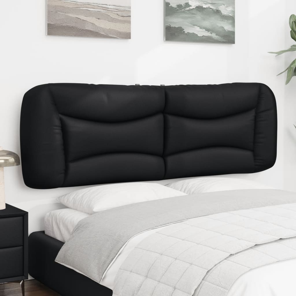 Headboard Cushion Black 152 cm