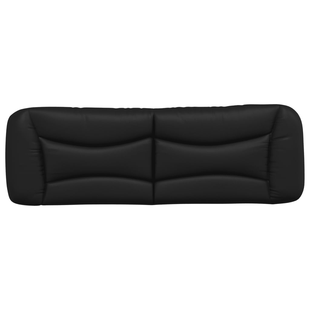 Headboard Cushion Black 152 cm