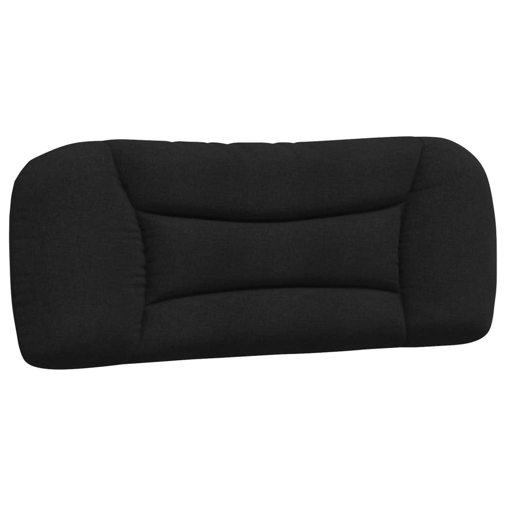 Headboard Cushion Black Fabric