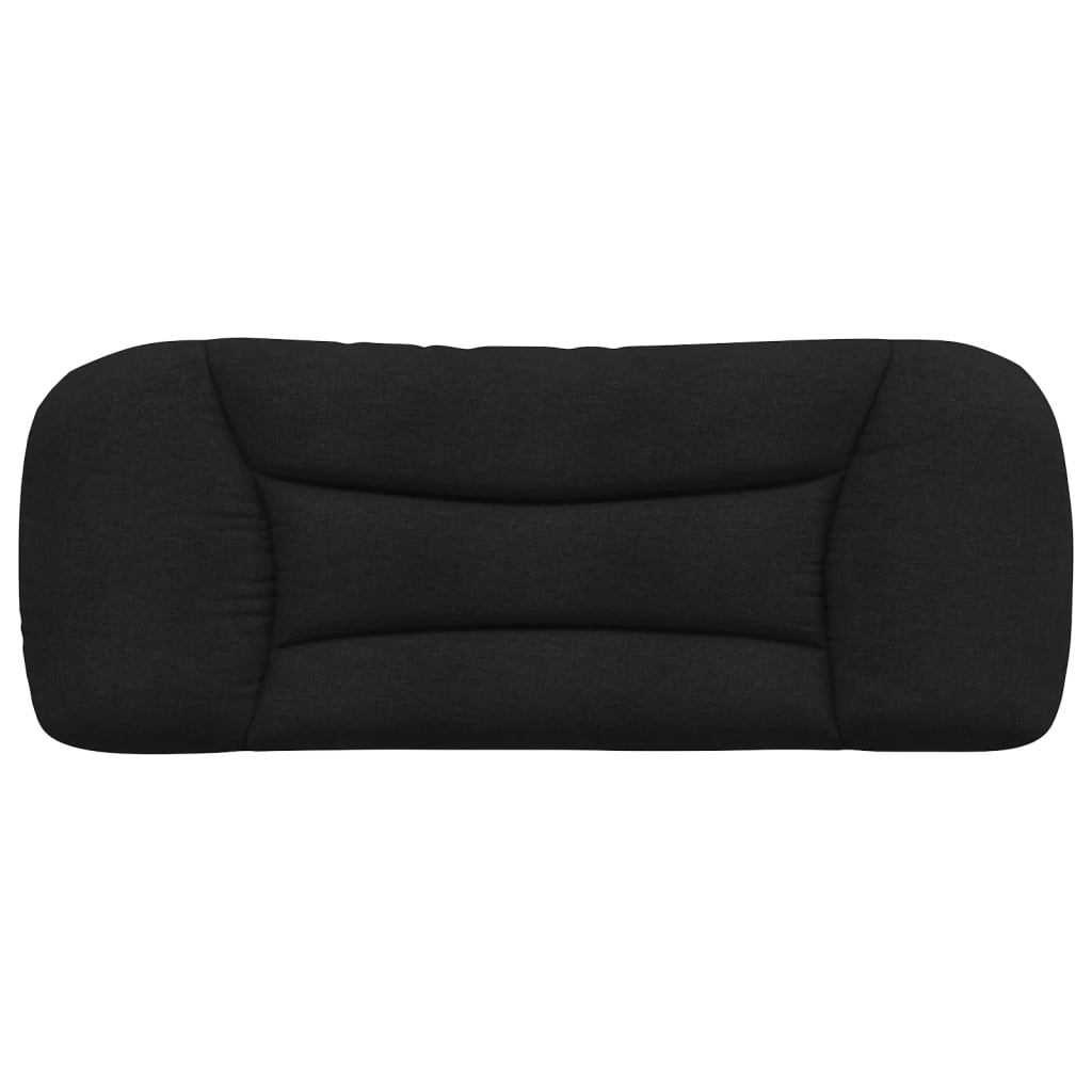 Headboard Cushion Black Fabric