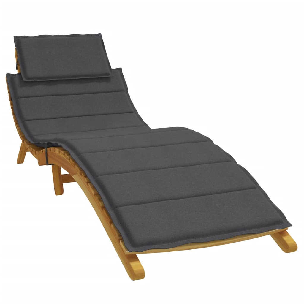 Melange Anthracite Sun Lounger Cushion