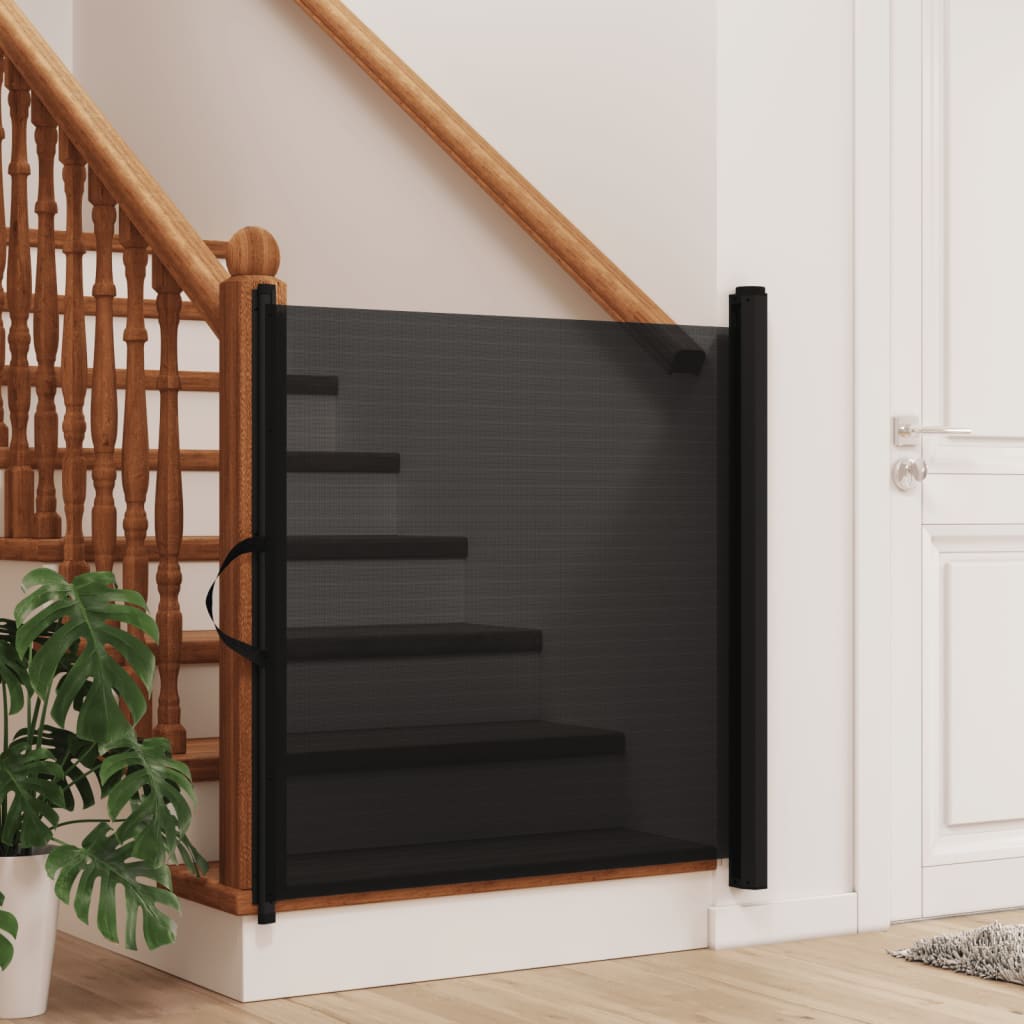 Retractable Pet Gate - Black