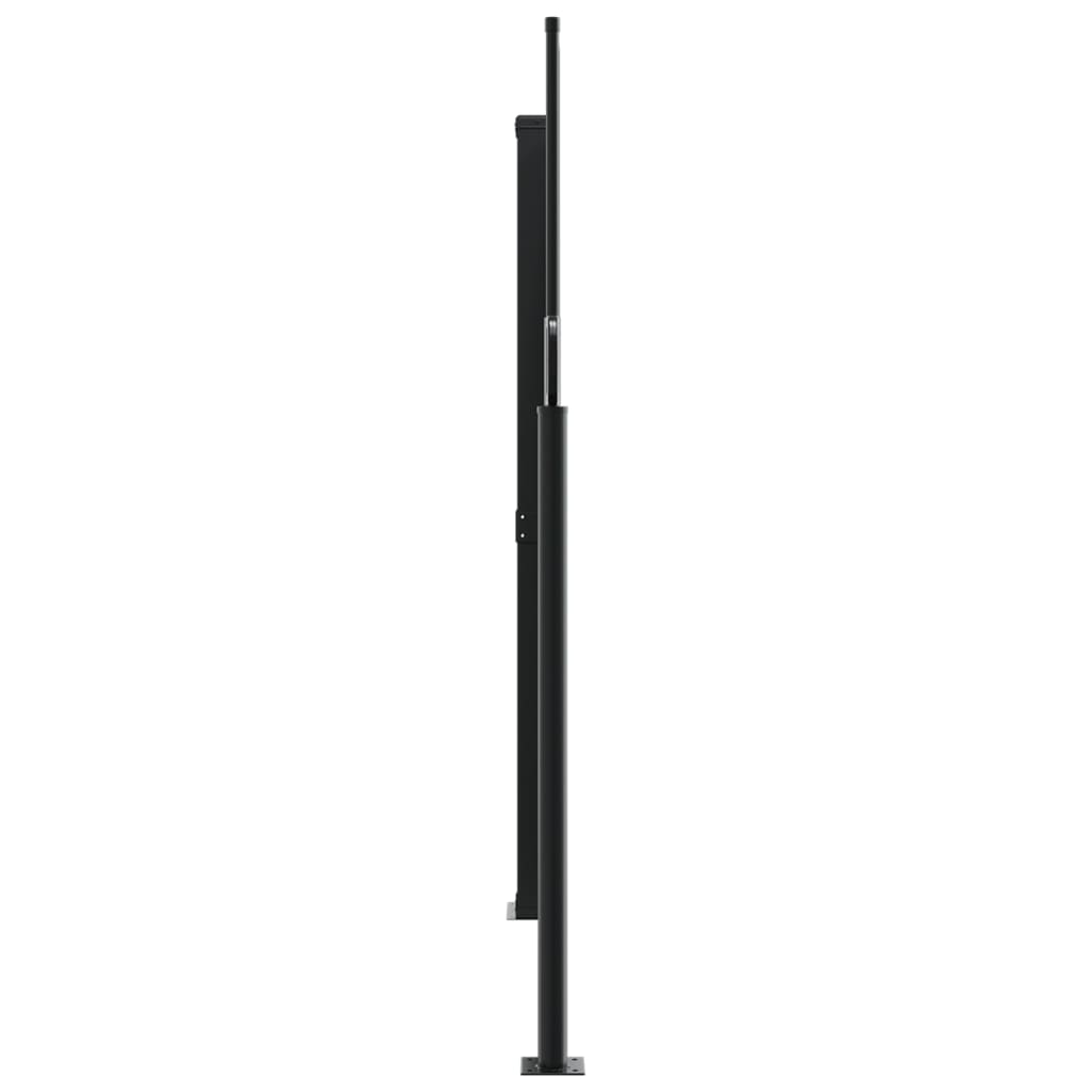 Retractable Side Awning - Black