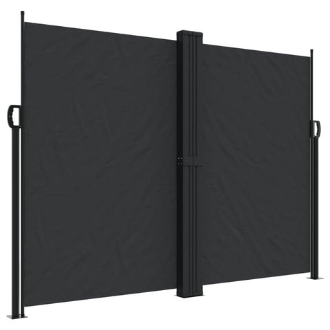 Retractable Side Awning Black