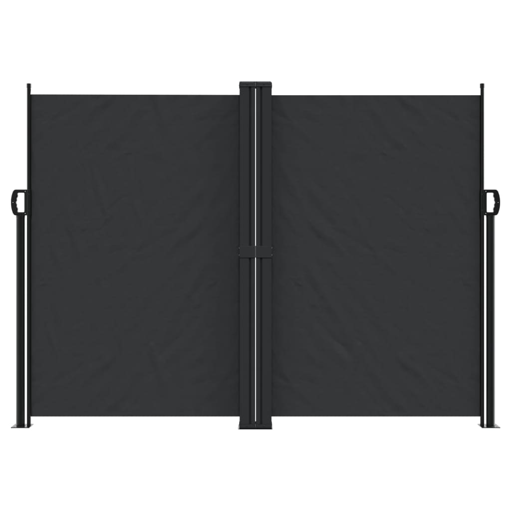 Retractable Side Awning Black