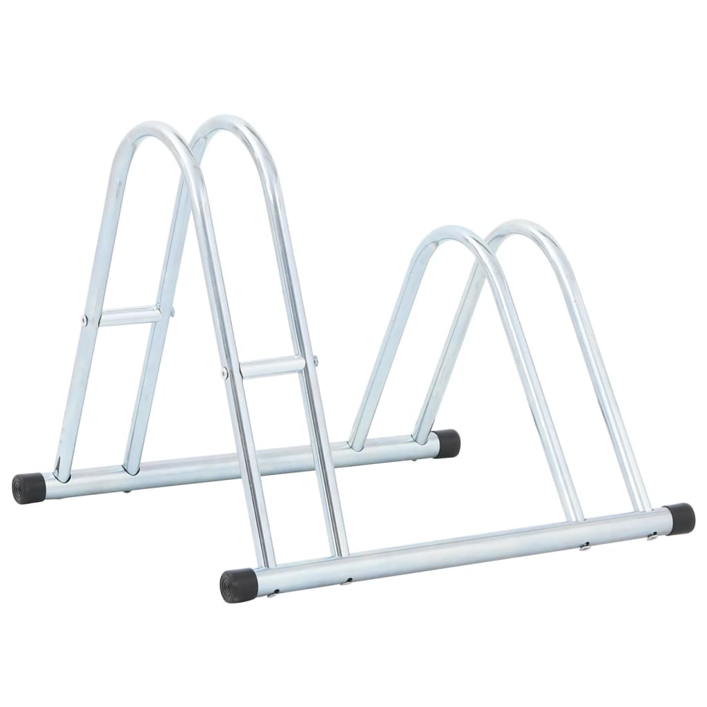 Bicycle Stand for 2 Bikes Floor Freestanding Galvanised Steel