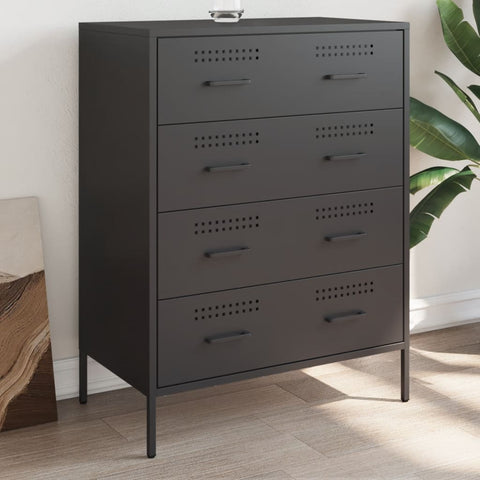 Sideboard Black Steel