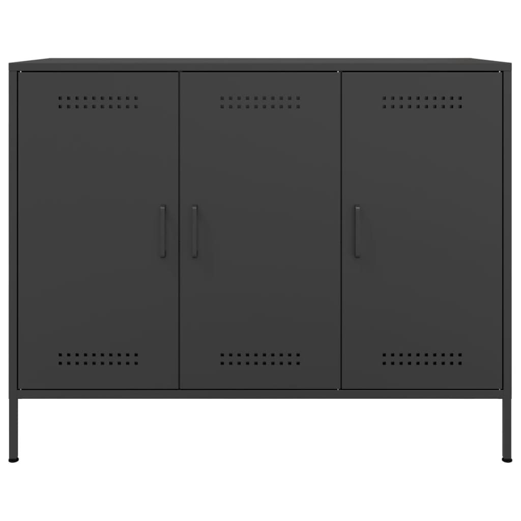 Sideboard Black Cold-rolled Steel