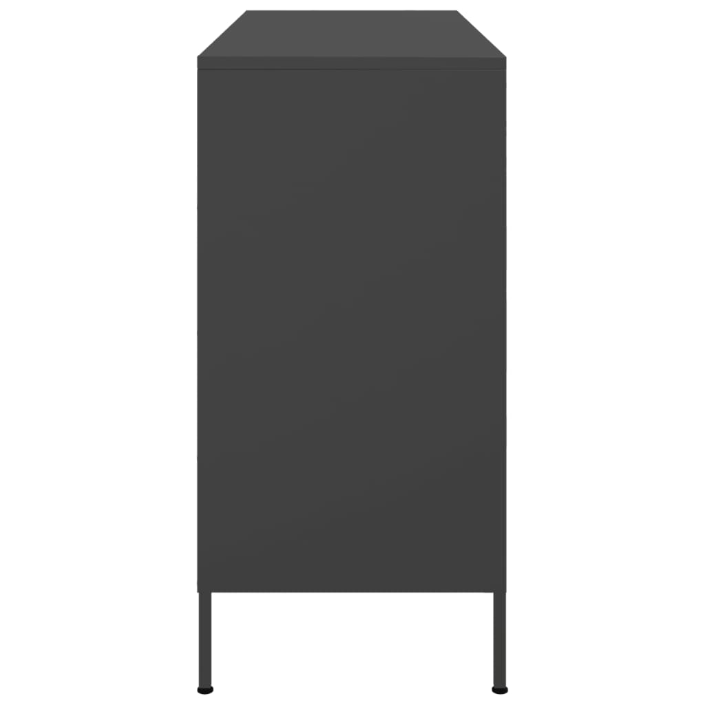 Sideboard Black Cold-rolled Steel