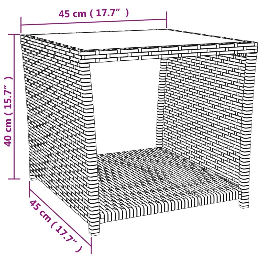 3 Piece Garden Dining Set with Cushions-Grey Poly Rattan