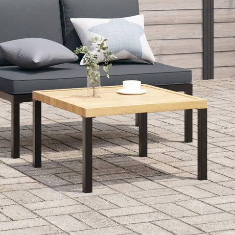 Garden Coffee Table Black  Aluminium