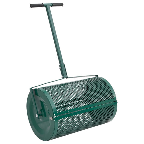 Compost Spreader Green Steel