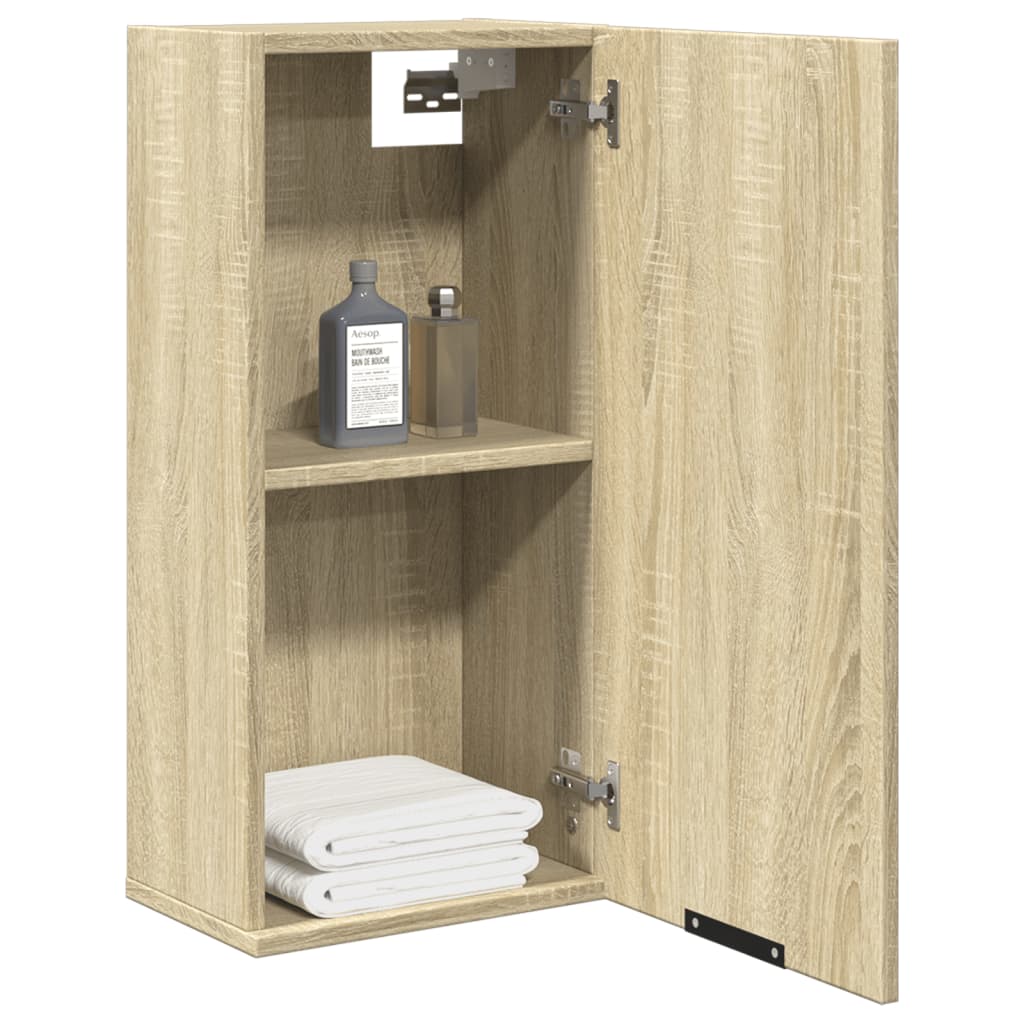 Wall-mounted Bathroom Cabinet Sonoma Oak