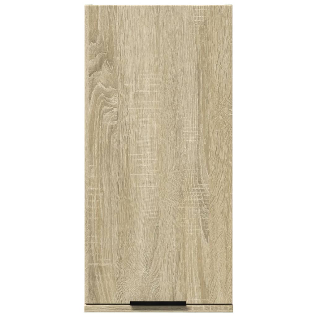 Wall-mounted Bathroom Cabinet Sonoma Oak