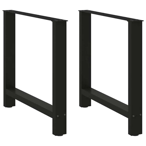 Coffee Table Legs Black 2 pcs - Steel