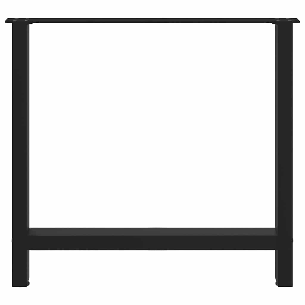 Coffee Table Legs Black 2 pcs - Steel