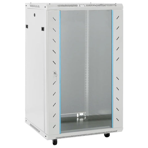 Durable 18U Network Cabinet 19 IP20 Grey for Organized Network