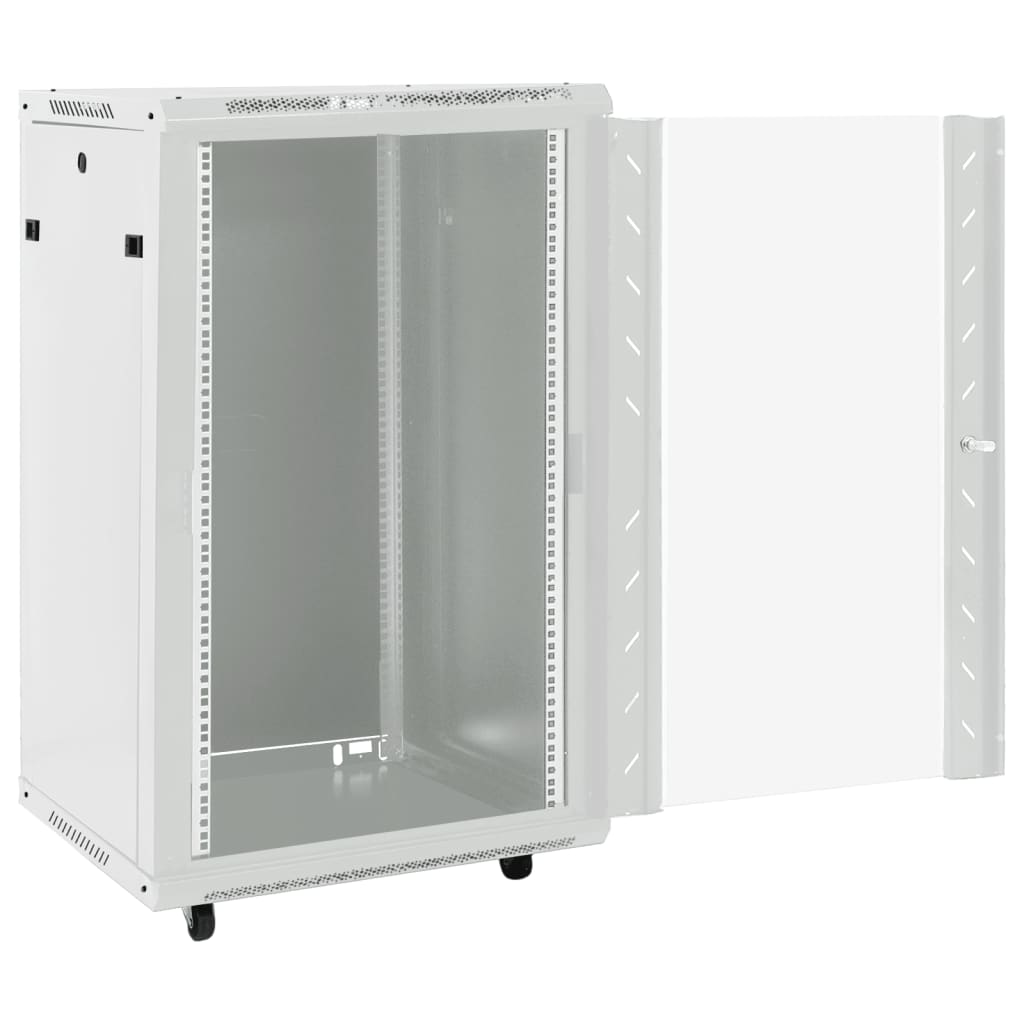 Durable 18U Network Cabinet 19 IP20 Grey for Organized Network