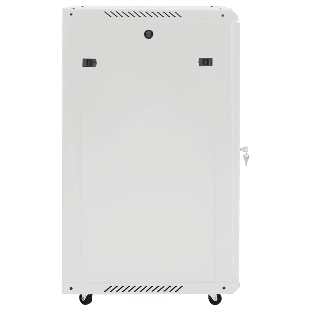 Durable 18U Network Cabinet 19 IP20 Grey for Organized Network