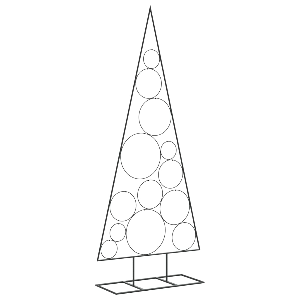 Metal Christmas Tree for Decoration in Black  150 cm