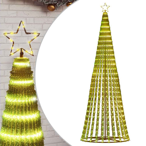 Christmas Tree Light Cone 475 LEDs White 250 cm