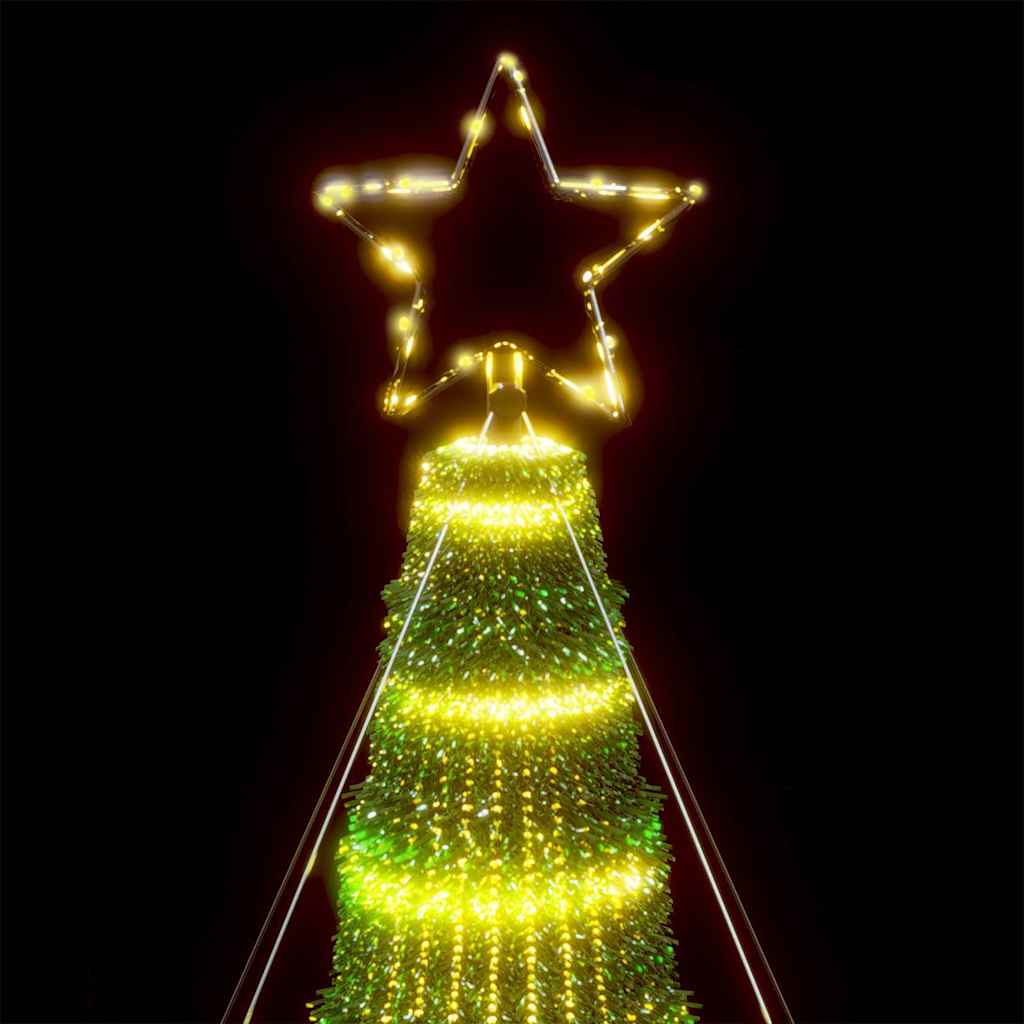 Christmas Tree Light Cone 1028 LEDs Warm White 400 cm