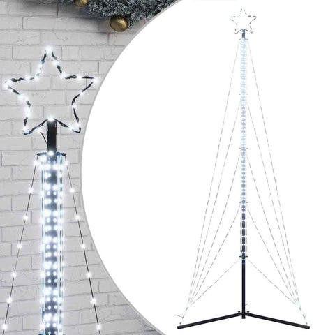 Christmas Tree Light 525 LEDs  White 302 cm