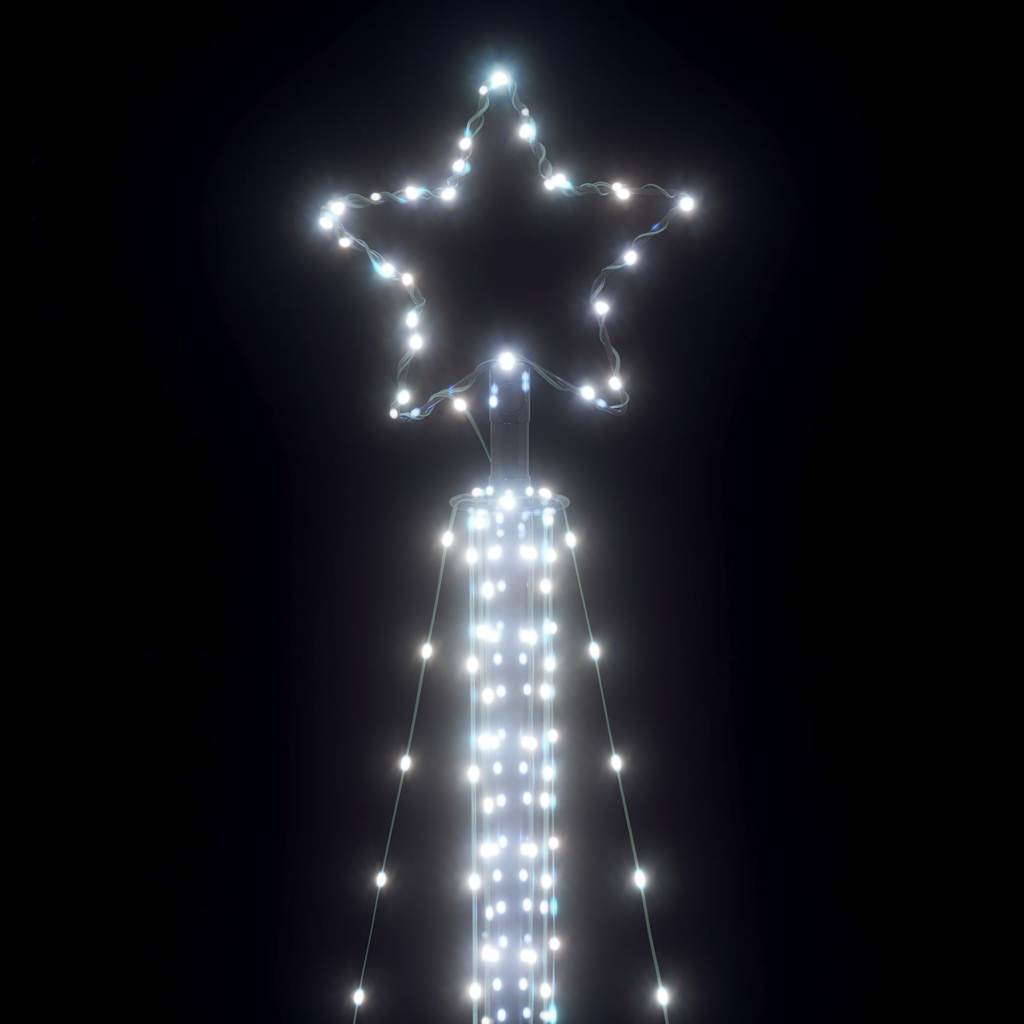 Christmas Tree Light 525 LEDs  White 302 cm