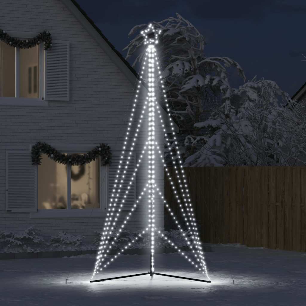 Christmas Tree Light 615 LEDs White 404.5 cm