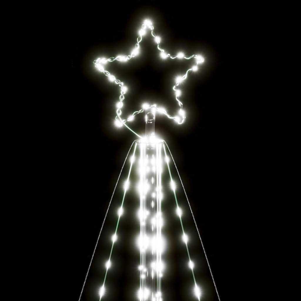 Christmas Tree Light 615 LEDs White 404.5 cm