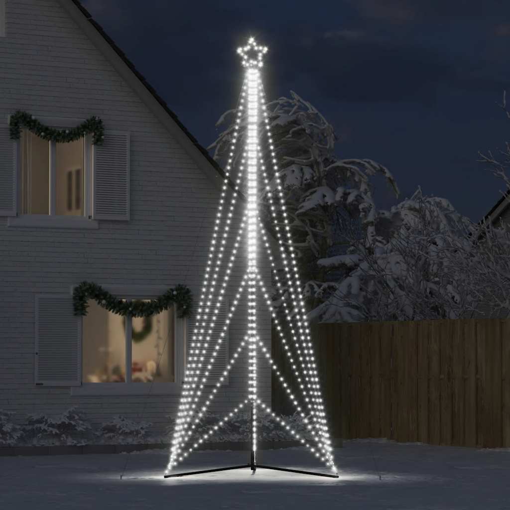 Christmas Tree Light 861 LEDs Cold White 478 cm - Stylish