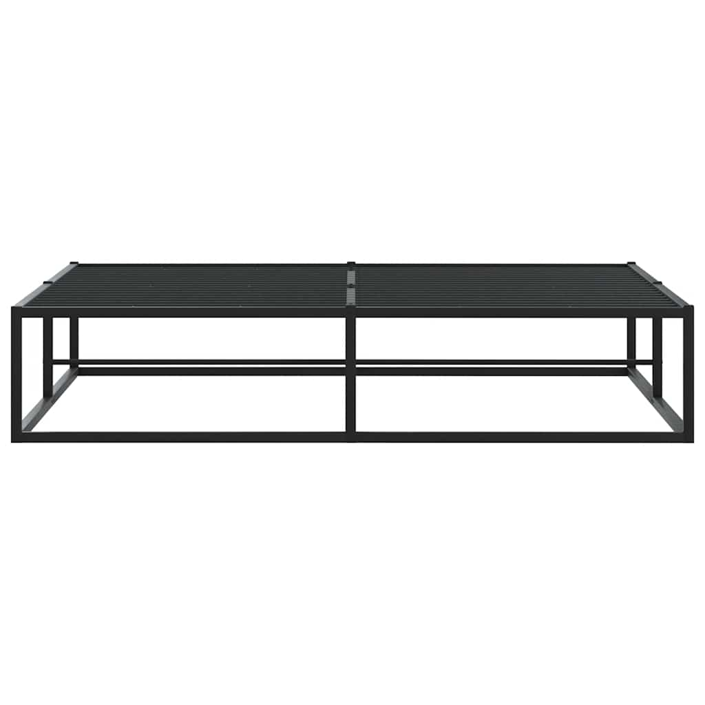 Bed Frame without Mattress Black Queen Metal