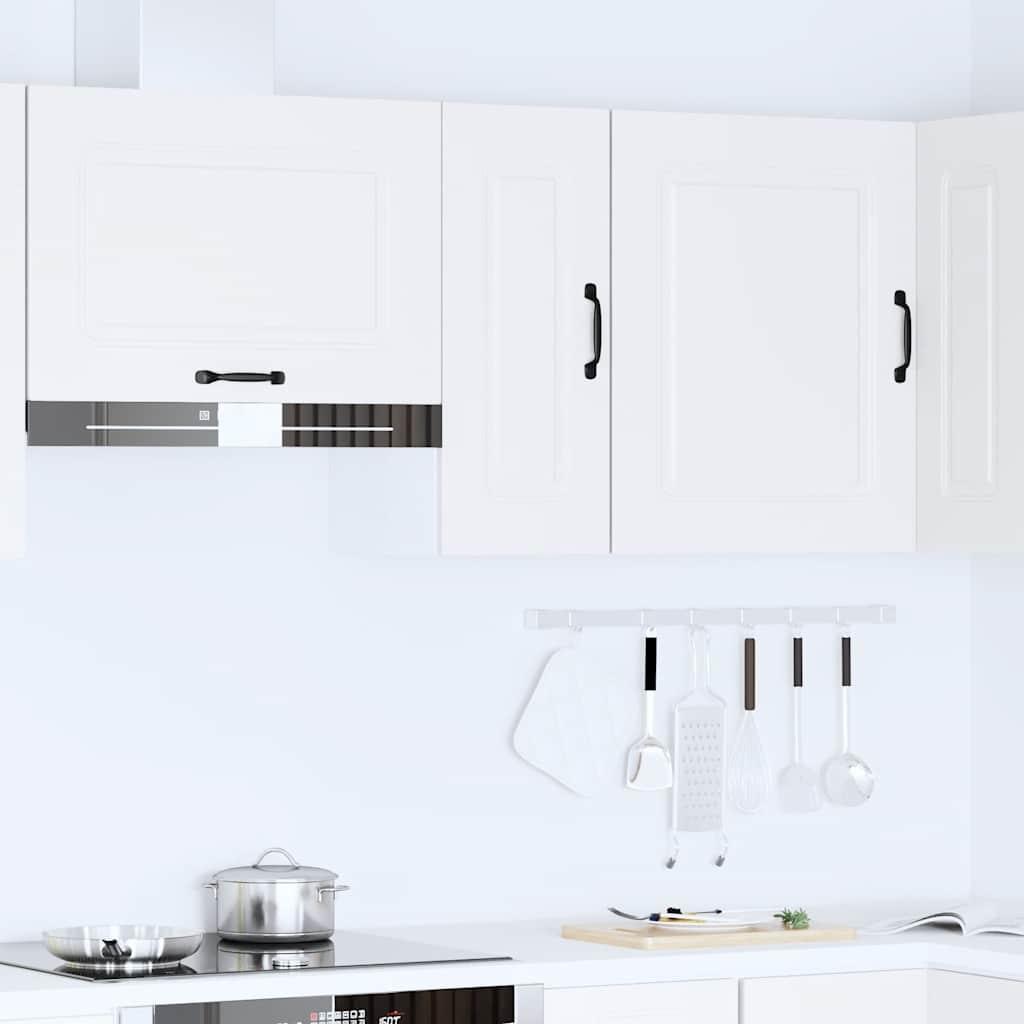 Kitchen Wall Cabinet Kalmar White Engineered Wood