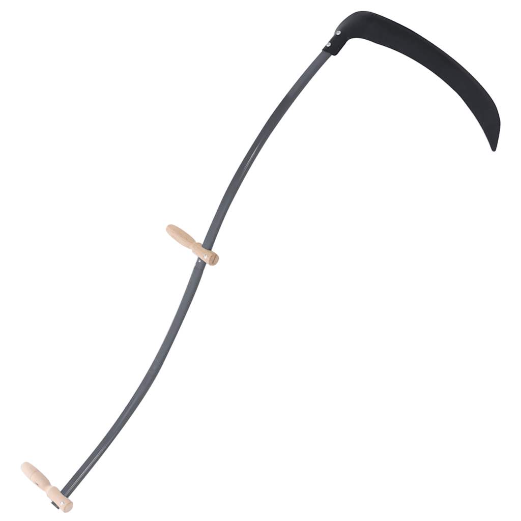 Scythe 145 cm with Grinding Stone Maintain Perfect Cuts in Fields, Gardens, & Lawns