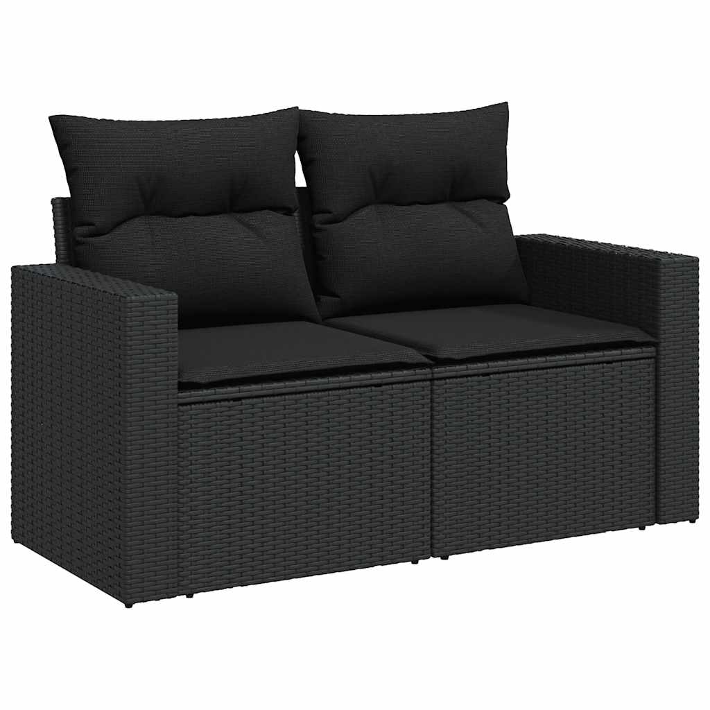 Garden Sofa Set with Cushions Modular Sofa 8 Pcs Poly Rattan - Elegant & Comfortable