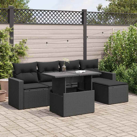 garden-sofa-set-with-cushions-6-pcs-black-relax-in-style