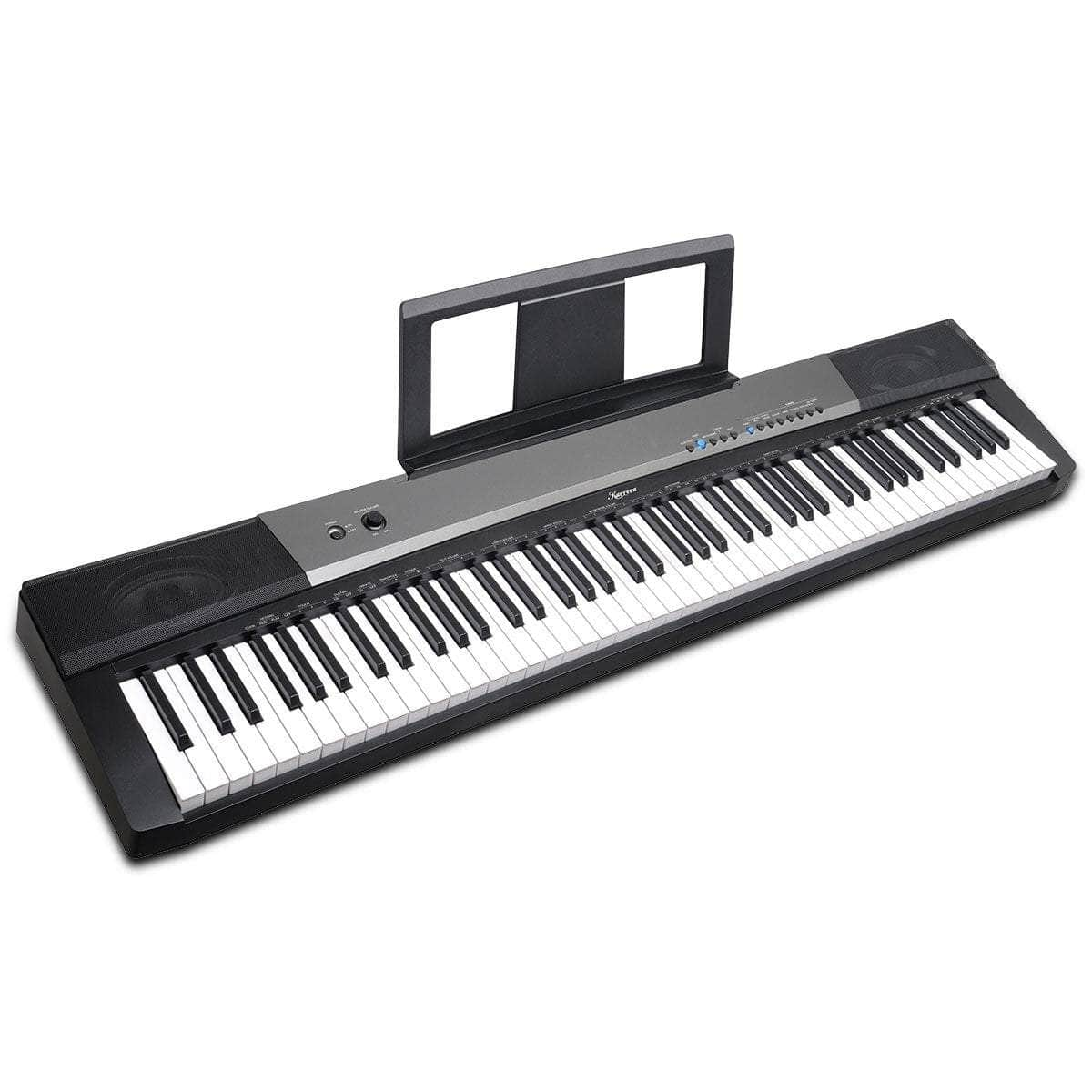 88 Keys Electronic Keyboard Piano with Stand Black