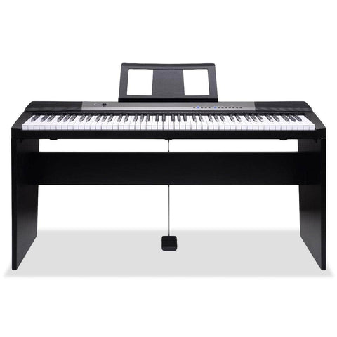 88 Keys Electronic Keyboard Piano with Stand Black