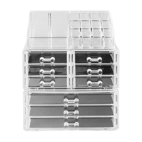 9 Drawer Clear Acrylic Cosmetic Makeup