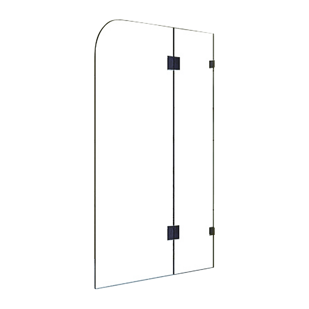 900 X 1450Mm Frameless Bath Panel 10Mm Glass Shower Screen