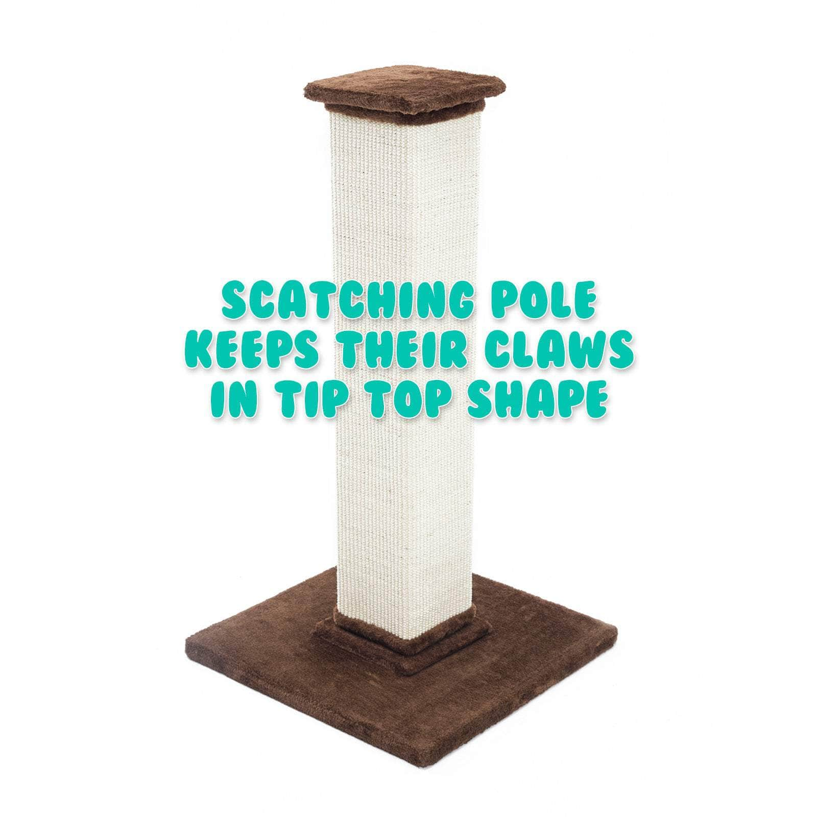 92Cm Brown Cat Tree Noppo Multi Level Scratcher