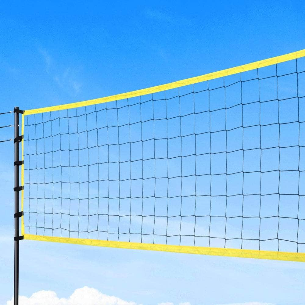 9M Portable Volleyball Net Set with Ball Boundary Lines Badminton Tennis