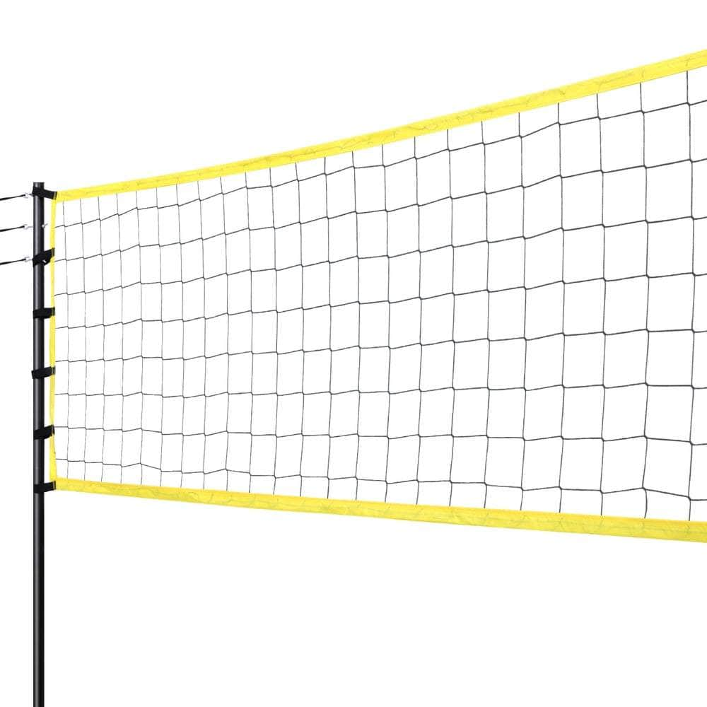 9M Portable Volleyball Net Set with Ball Boundary Lines Badminton Tennis