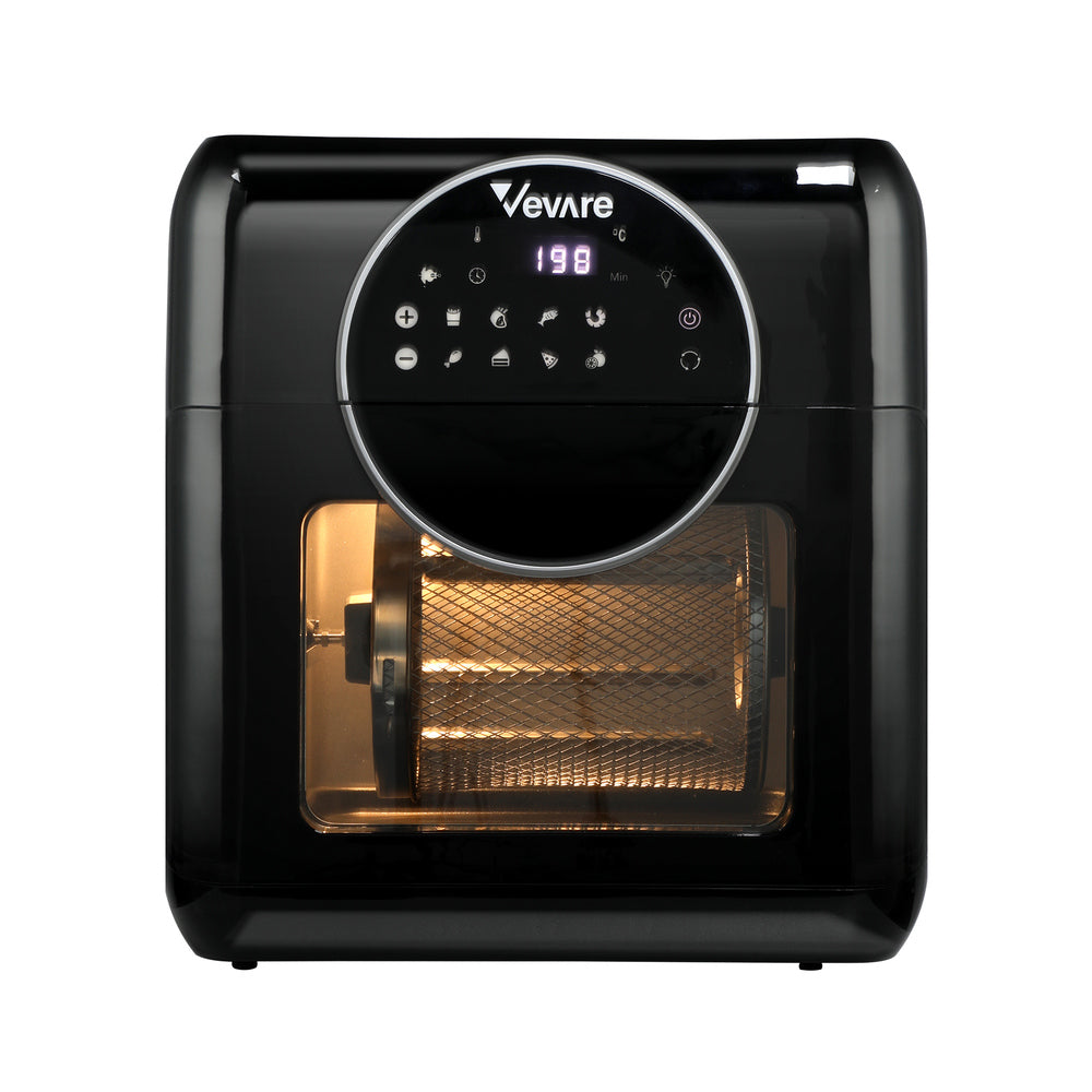 Vevare Air Fryer 10L LCD Fryers Low Fat Oven Airfryer Kitchen Cooker 1500W