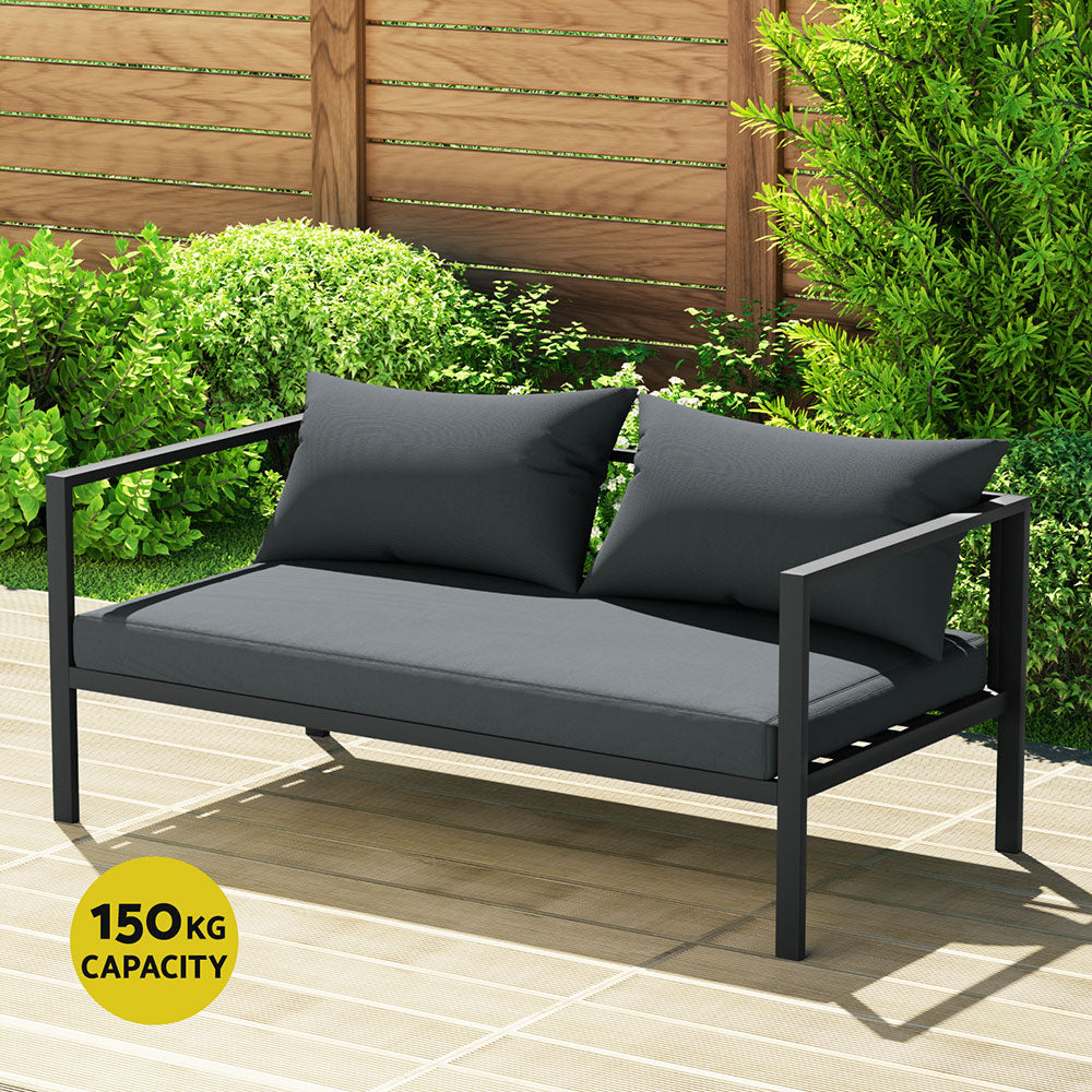 Modern 4-Seater Aluminum Outdoor Sofa Set