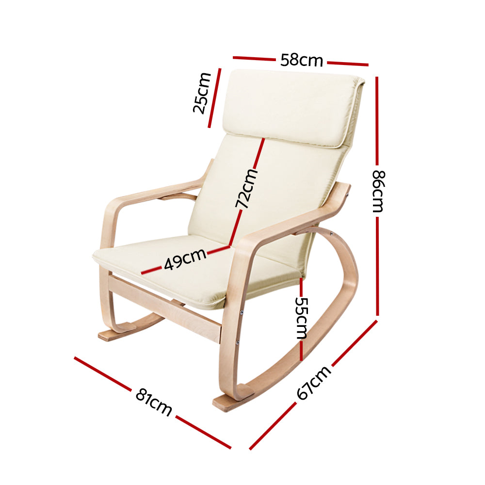 Rocking Armchair Bentwood Frame Aero